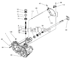 Toro 71227 (16-38 HXL) - Toro Lawn Tractor (SN: 210000001 - 210999999) (2001) Axle Assembly