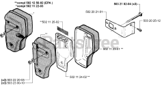 Husqvarna 245 - Husqvarna String Trimmer (2001-01) Muffler
