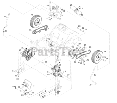 Exmark ARX440CKC24000 - Exmark 24" Stand-On Aerator, Kohler CH440 (SN: 402082300 - 404314158) (2018)