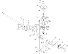 Lawn-Boy 10552 - Lawn-Boy GoldPro Series Walk-Behind Mower (SN: 220000001 - 220999999) (2002) GEARCASE ASSEMBLY NO. 104-7676