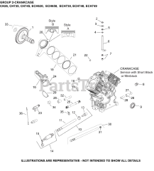 Kohler ECH749-3151 - Kohler Command PRO EFI Engine, Basic Version, 26.5hp, 19.8kW 02 CrankCase