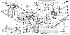 Honda BF225 AK2 LA (BAGJ) - Honda Marine Engine, Made in Japan (SN: BAGJ-1700001 - BAGJ-1799999)