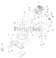 Bear Cat WV 160 - Bear Cat Walk-Behind Vacuum, 160cc Honda (SN: B00001 - C09058)