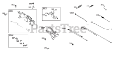 Briggs & Stratton 386447-0464-B5 - Briggs & Stratton Horizontal Engine Controls Group
