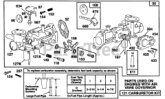 Briggs & Stratton 82232-2136-01 - Briggs & Stratton Horizontal Engine Pulsa Jet Carb. (Air Vane)