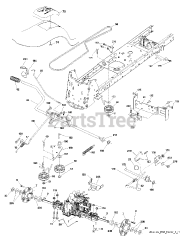 Poulan Pro PB GT 26H54 (960480020-01) - Poulan Pro Garden Tractor (2012-01)
