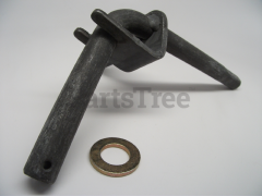 MTD 17585 Front Axle Assembly, Lh 3.2" X 4.69 - image 2