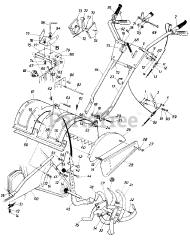 Wizard MTD 3109A19 (211-406-098) - Wizard Tiller (1991) (Western Auto)