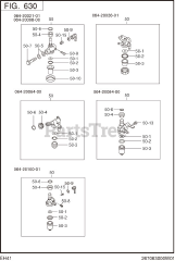 Subaru Robin EH410D66211 (EH41) - Subaru Robin Engine 630 Fuel &amp; Lubricant