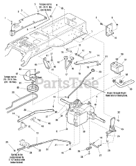 Snapper YT 2044 (1694679) - Snapper YT400 Series 44" Yard Tractor, 20hp
