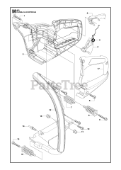 Husqvarna 460 - Husqvarna Chainsaw (2013-01) HANDLE CONTROLS