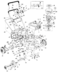 Lawnflite 116-314-064 - Lawnflite Walk-Behind Mower (1986) (Builderama)