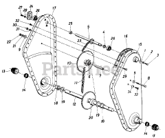 Huskee 44-03608 (210-405-131) - Huskee Tiller (1990) (Tractor Supply)
