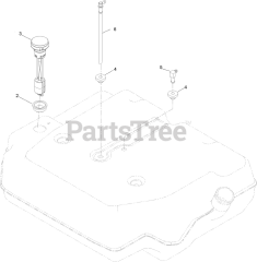 Toro 77285 (2000) - Toro 60" Z Master Zero-Turn Mower (SN: 418100000 - 999999999) Fuel Tank Assembly No. 163-3471