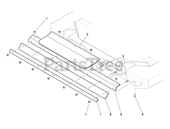 Ferris 5000/61R (5900201) - Ferris 61" Rear-Discharge Mower Deck (SN: 1209 & Below)