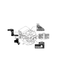 MTD 270-SU-11 - MTD Engine 270-SU-11 Label Map