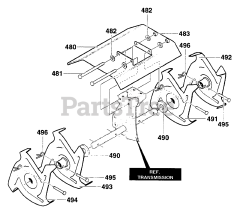 Murray 11052x37C - Murray Cultivator (2003) Tine &amp; Shield Assembly