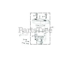 Scag SR 708 (SR 803) - Scag Engine AIR FILTER ASSEMBLY
