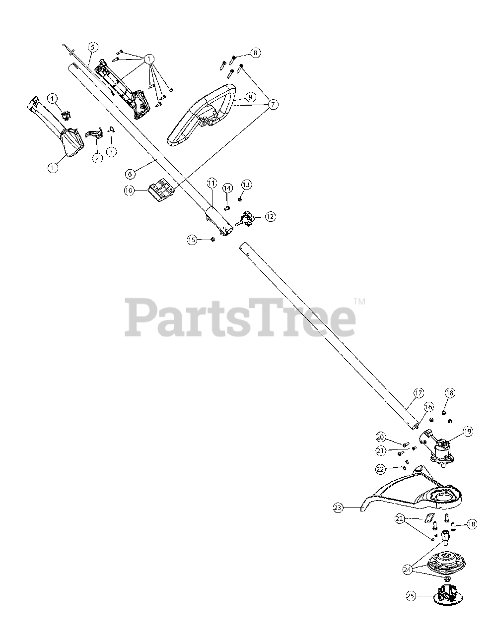 Craftsman 316.791930 (41AD588C799) - Craftsman String Trimmer (Sears) General Assembly