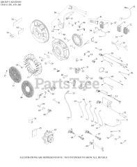 Kohler CH450-3003 - Kohler Command PRO Engine, Basic Version, 15hp 05 Ignition/Charging