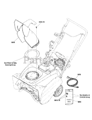 Snapper SN 822E (1696219-02) - Snapper 22" Snow Thrower, 8hp (2015)