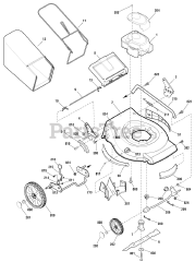 Murray MXMH 650 E (881153) - Murray 19" Walk-Behind Mower, Canada (2010)