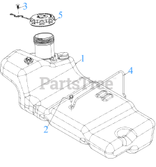 Cub Cadet ZTX4-60 KH FAB (47RSAAA8010) - Cub Cadet Ultima 60" Zero-Turn Mower, Fab Deck, Kohler (2021) Fuel Tank