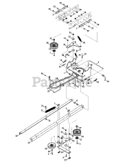 Cub Cadet 19A40024 (19A40024100) - Cub Cadet 42" 3X Snow Thrower Attachment (2015 & Before) att Spindle Assembly