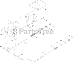 Toro 74778 (MX 5075) - Toro 50" TimeCutter Zero-Turn Mower (SN: 404314200 - 999999999) Brake Assembly