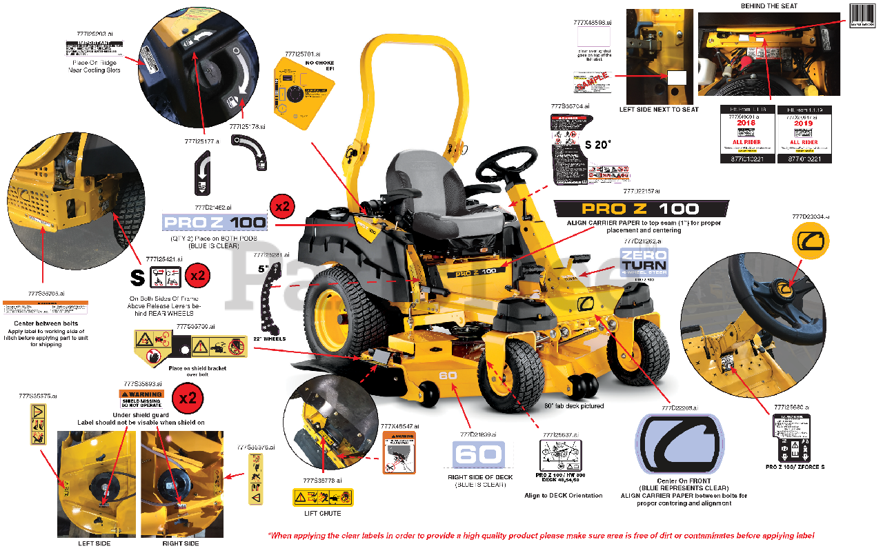 cub cadet pro z 100 manual