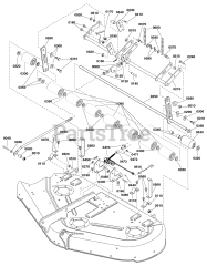 Simplicity 2691670-00 - Simplicity Broadmoor 44" Lawn Tractor, 23hp
