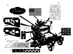 Ariens 992099 (2148 XL) - Ariens Zoom 48" Zero-Turn Mower, 21hp Kohler (SN: 000101 & Above)
