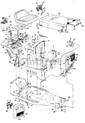 MTD 130-455-000 - MTD Lawn Tractor, Style 5 (1990)