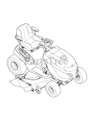 Columbia GT 2754 KH (14AK94GK897) - Columbia 54" Garden Tractor, Kohler (2012)