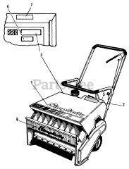 Simplicity 350 E (1690902) - Simplicity 20" Snow Thrower, 3hp Decal Group