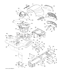 Husqvarna LT 2213 (960410087-05) - Husqvarna Lawn Tractor (2012-08)