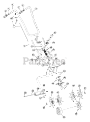 Craftsman 316.29256 (21AS122R799) - Craftsman Tiller (2004) (Sears)