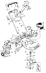 Central Park 121-118R046 - Central Park Walk-Behind Mower (1991) (Central Hardware) Parts