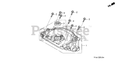 Honda F220 K1 AT2 (FAAJ) - Honda 21" Tiller, Made in Japan (SN: FAAJ-3800001 - FAAJ-3809999) OIL CASE