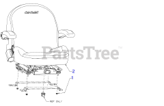 Cub Cadet PRO Z 100 EFI 160-S (53TWEFJU050) - Cub Cadet 60" Pro Z Series Zero-Turn Mower, Cub Cadet EFI (2020) Seat