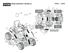 Ryobi RY 48111 (099749010) - Ryobi 38" 48V Riding Mower, Rev 02 (2021-05)