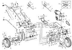 Lawn-Boy 7210 - Lawn-Boy Walk-Behind Mower (SN: 000000001 - 099999999) (1960) Model Lpt Tractor Parts List