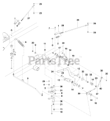 Husqvarna PZ 6029 D (966476701) - Husqvarna 60" Zero-Turn Mower (2010-03) Parking Brake