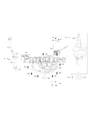 MTD 1P65TGA - MTD Engine 1P65TGA Crankshaft &amp; Crankcase Cover