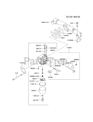 Kawasaki FH541V-DS05 - Kawasaki Engine CARBURETOR
