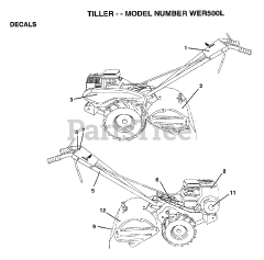 Weed Eater WE R500 L - Weed Eater Tiller (1999)