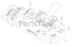 Diagram マルチウェイ リバーシブル マルチモッズコート 36 Exmark TTS481CKA36300 - Exmark 36