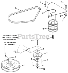 Toro B3-08B391 (108-3) - Toro Rear-Engine Riding Mower (1987) Drive Belt And Pulleys