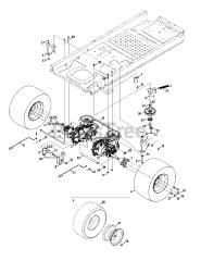 Murray M 200-46 (RZT-46) (17ADCACT058) - Murray Select 46" Zero-Turn Mower (2015) Drive System