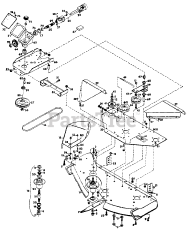 Gravely 35000 (PM 50) - Gravely Pro-Master Zero-Turn Mower, 16hp Kohler (SN: 000101 & Above)